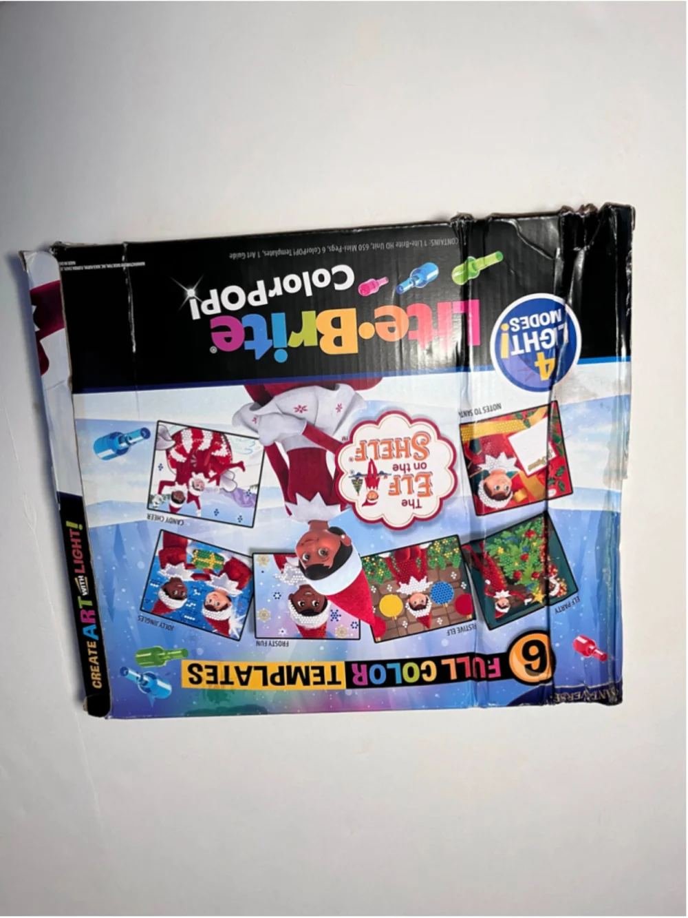 : Lite-Brite ColorPOP! Elf on the Shelf Holiday Toy - NEW(damaged box)